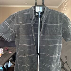Hurley Gray Striped Men's Shirt